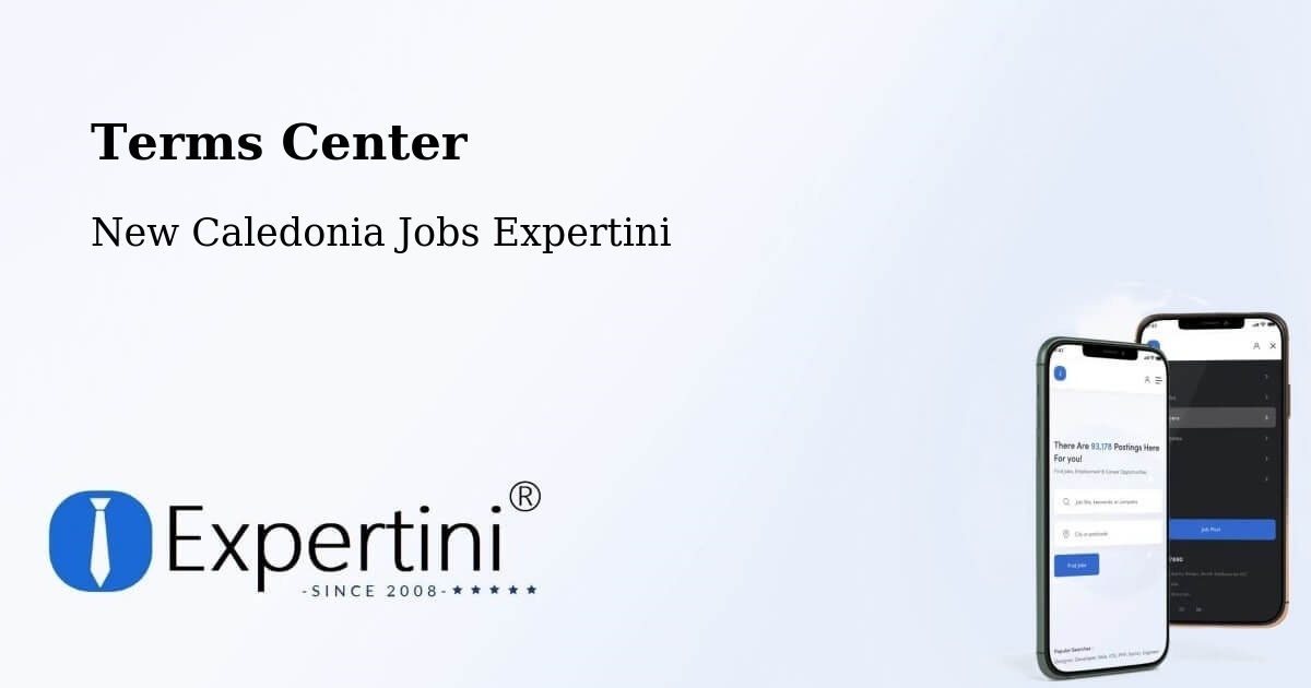 Terms of Service – Les Pirogues - New Caledonia Jobs Expertini